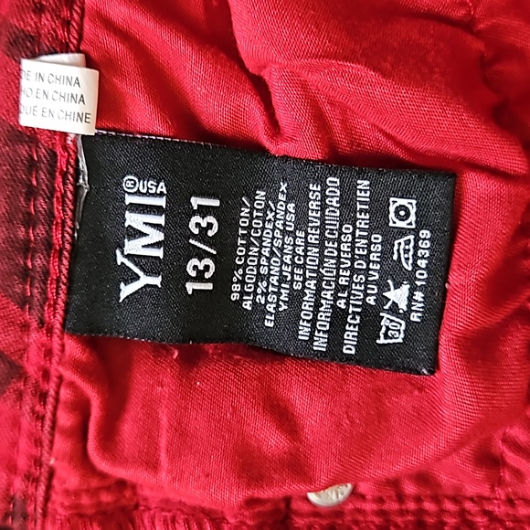 2 /$15 Sale YMI Skinny Pants sz 13/31 - Picture 6 of 9